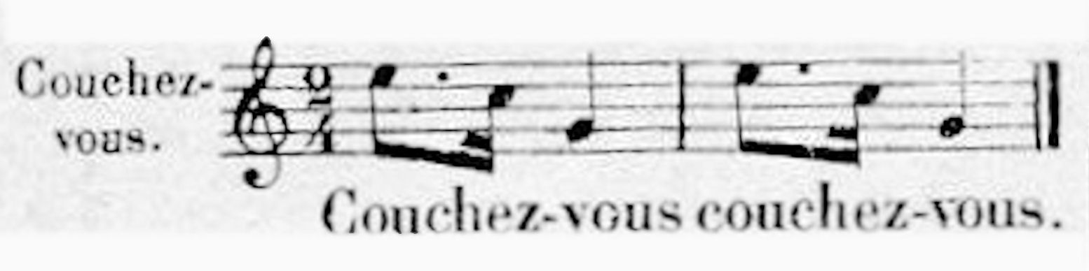 infanterie couchez vous
