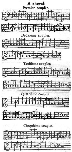 trompette 1719 a cheval